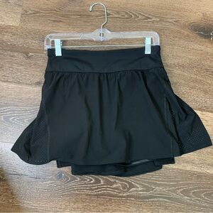 Spanx womens black get moving skort M